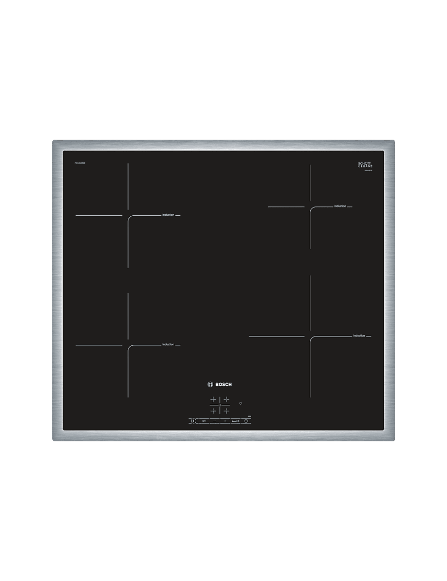 BOSCH PIE645BB1E Induktionskochfeld (583 mm breit, 4 Kochfelder)