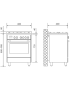 DELONGHI Range Cooker 60 cm breit - Induktionskochfeld Standherd (EEK A, Induktionskochfeld)