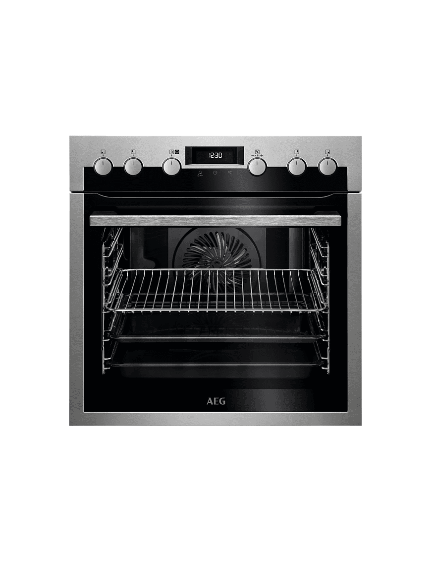 AEG BSO77821V3 Backofen (Einbaugerät, 71 Liter, 595 mm breit), Serie 7000 mit SteamCrisp Dampfunterstützung (mit Pyrolyse)