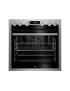 AEG BSO77821V3 Backofen (Einbaugerät, 71 Liter, 595 mm breit), Serie 7000 mit SteamCrisp Dampfunterstützung (mit Pyrolyse)
