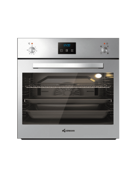 KLUGMANN KGO600.5GFX + KT6000B5, Einbauherdset (Vitroceramic Gaskochfeld, A+, 60 Liter)