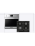 KLUGMANN KGO600.5GFX + KT6000B5, Einbauherdset (Vitroceramic Gaskochfeld, A+, 60 Liter)