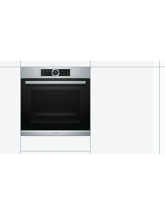 BOSCH HBD 80 PY 50 PYROLYSE, Einbaubackofenset (Induktionskochfeld, A+, 71 Liter)