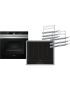 SIEMENS EQ 872 DV 01R (HB672GBS1+ED645FQC5E+HZ638370) iQ700, Einbaubackofenset (Induktionskochfeld, A+, 71 Liter)