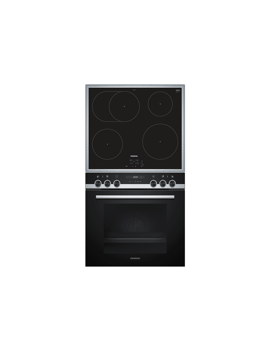 SIEMENS EQ521IB00 iQ500, Einbauherdset (Induktionskochfeld, A, 71 Liter)