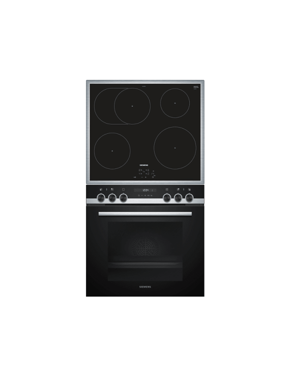 SIEMENS EQ521IB00 iQ500, Einbauherdset (Induktionskochfeld, A, 71 Liter)