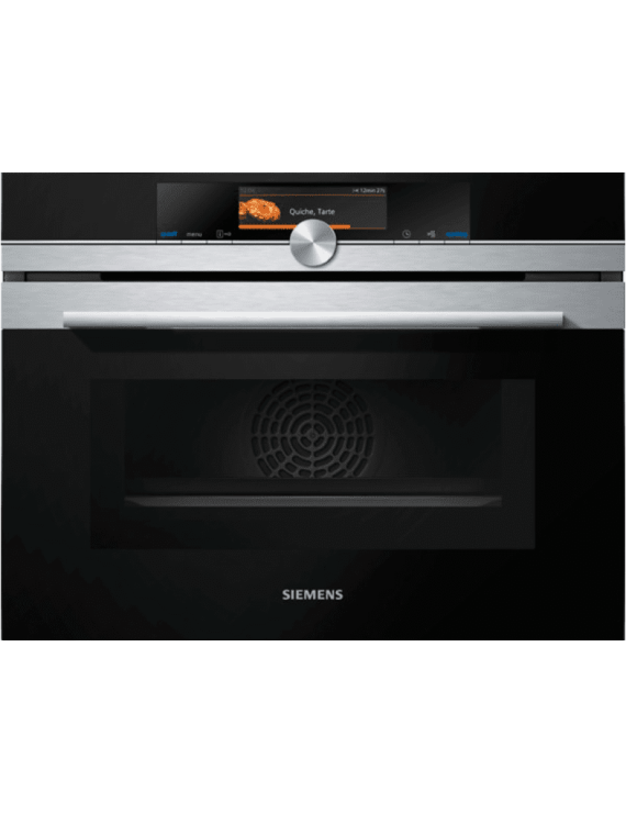 SIEMENS HM636GNS1 Mikrowelle (Einbaugerät, 67 Liter, 594 mm breit), iQ700