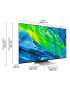 SAMSUNG GQ65S95BAT OLED TV (Flat, 65 Zoll / 163 cm, OLED 4K, SMART TV, Tizen)