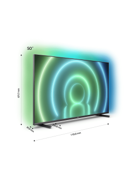 PHILIPS 50PUS7906/12 LED TV (Flat, 50 Zoll / 126 cm, UHD 4K, SMART TV, Ambilight, Android TV™ 10 (Q))