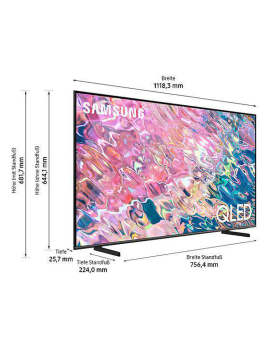 SAMSUNG GQ50Q60BAU QLED TV (Flat, 50 Zoll / 125 cm, UHD 4K, SMART TV)
