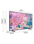 SAMSUNG GQ50Q60BAU QLED TV (Flat, 50 Zoll / 125 cm, UHD 4K, SMART TV)