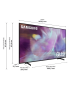 SAMSUNG GQ65Q60A QLED TV (Flat, 65 Zoll / 163 cm, UHD 4K, SMART TV, Tizen)
