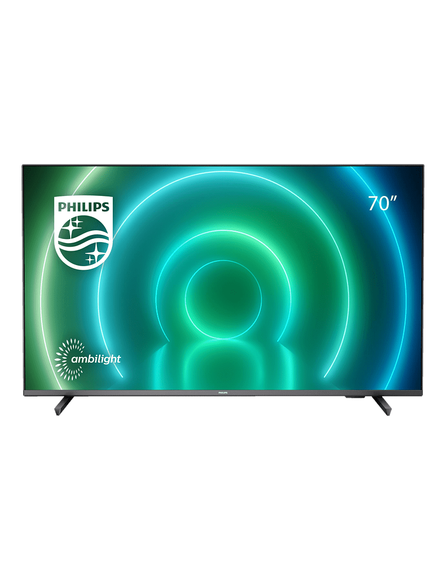 PHILIPS 70PUS7906/12 LED TV (Flat, 70 Zoll / 177 cm, UHD 4K, SMART TV, Ambilight, Android TV™ 10 (Q))