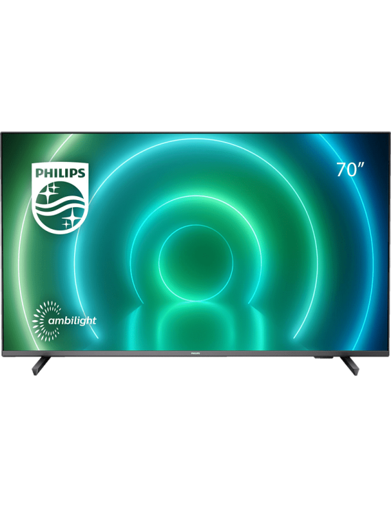 PHILIPS 70PUS7906/12 LED TV (Flat, 70 Zoll / 177 cm, UHD 4K, SMART TV, Ambilight, Android TV™ 10 (Q))