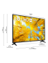 LG 65UQ75009LF LED TV (Flat, 65 Zoll / 164 cm, UHD 4K, SMART TV, webOS 22 mit LG ThinQ)