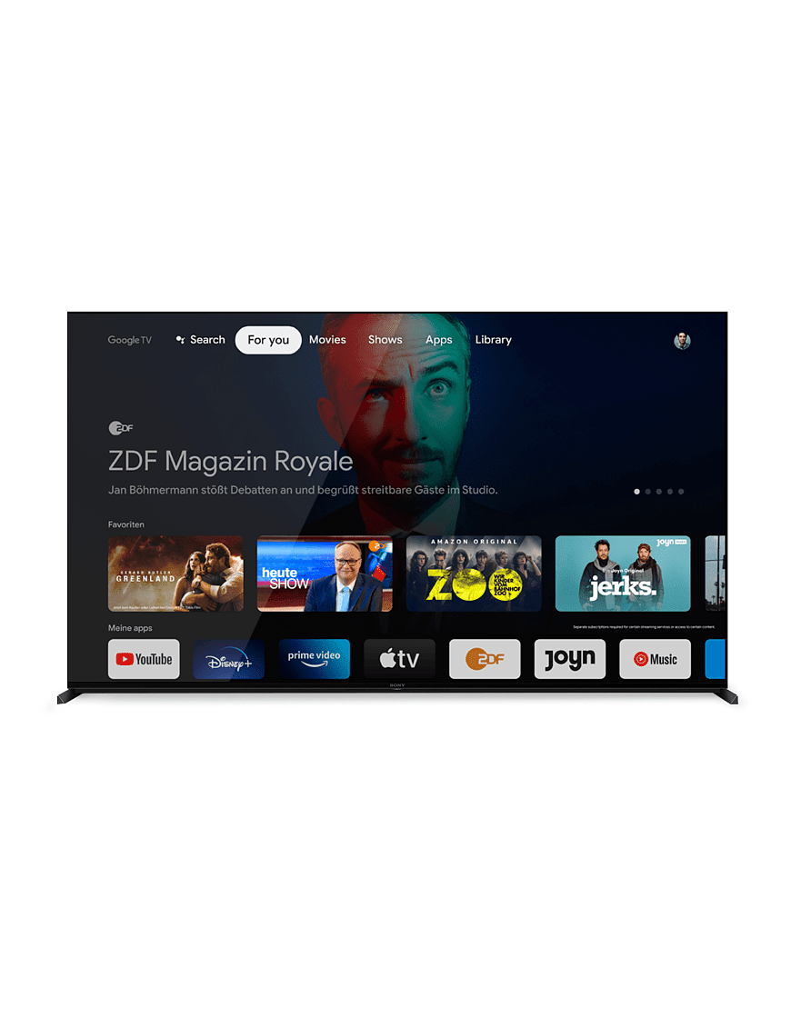 SONY XR-65X95J LED TV (Flat, 65 Zoll / 164 cm, UHD 4K, SMART TV, Google TV)