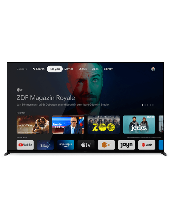 SONY XR-65X95J LED TV (Flat, 65 Zoll / 164 cm, UHD 4K, SMART TV, Google TV)