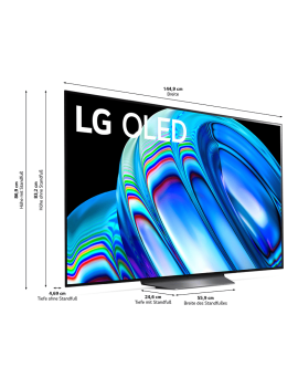 LG OLED65B29LA OLED TV (Flat, 65 Zoll / 164 cm, UHD 4K, SMART TV, webOS 22 mit LG ThinQ)