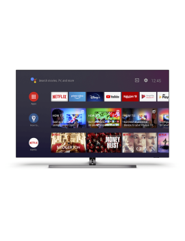 PHILIPS 55OLED856/12 OLED TV (Flat, 55 Zoll / 139 cm, UHD 4K, SMART TV, Ambilight, Android TV™ 10 (Q))