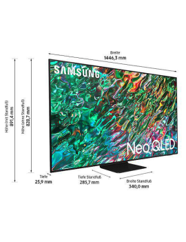 SAMSUNG GQ65QN90B Neo QLED TV (Flat, 65 Zoll / 163 cm, UHD 4K, SMART TV, Ultimate UHD Dimming)