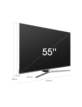 HISENSE 55U87GQ LED TV (Flat, 55 Zoll / 139 cm, UHD 4K, SMART TV, VIDAA U5.0)
