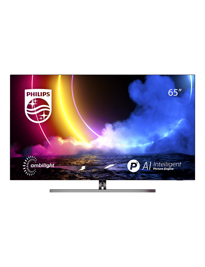 PHILIPS 65OLED856/12 OLED TV (Flat, 65 Zoll / 164 cm, UHD 4K, SMART TV, Ambilight, Android TV™ 10 (Q))