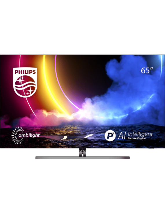 PHILIPS 65OLED856/12 OLED TV (Flat, 65 Zoll / 164 cm, UHD 4K, SMART TV, Ambilight, Android TV™ 10 (Q))